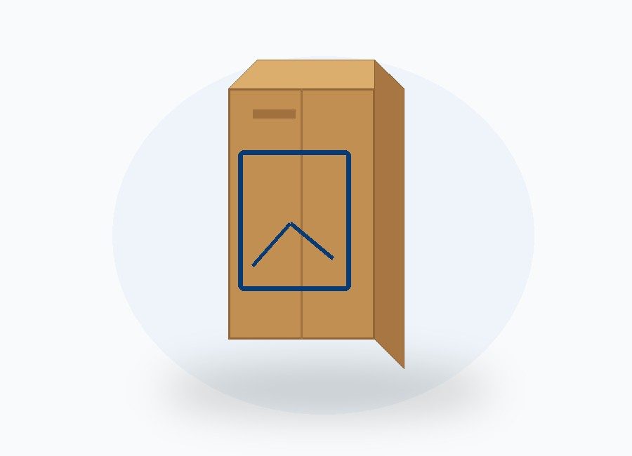 Caja para espejos